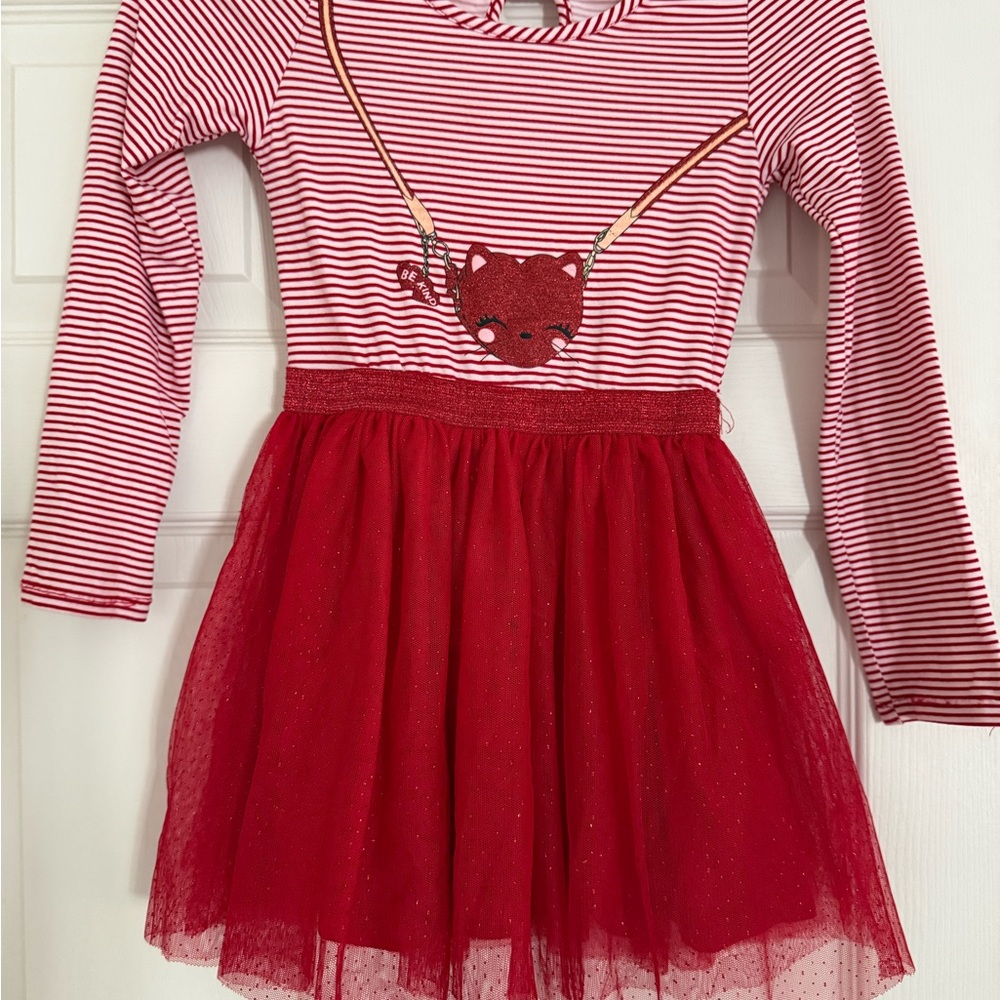 btween Red and White Striped Dress